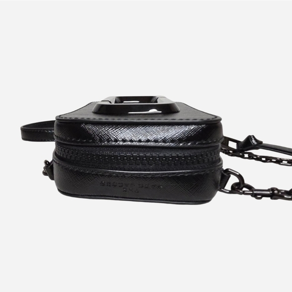 Marc Jacobs The Hot Shot Black Saffiano Leather Crossbody Bag - Picture 8 of 15